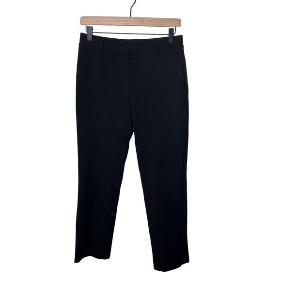 Quince Ponte Knit Black Pants Women's Medium Pull On Stretch Career Casual - Picture 3 of 7